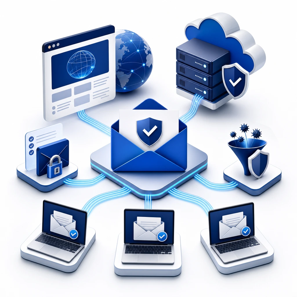 Business Email & Deliverability — WNYpress illustration