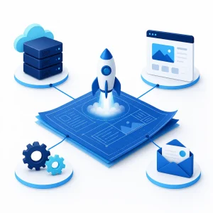 Entrepreneur Website Launch — WNYPress illustration