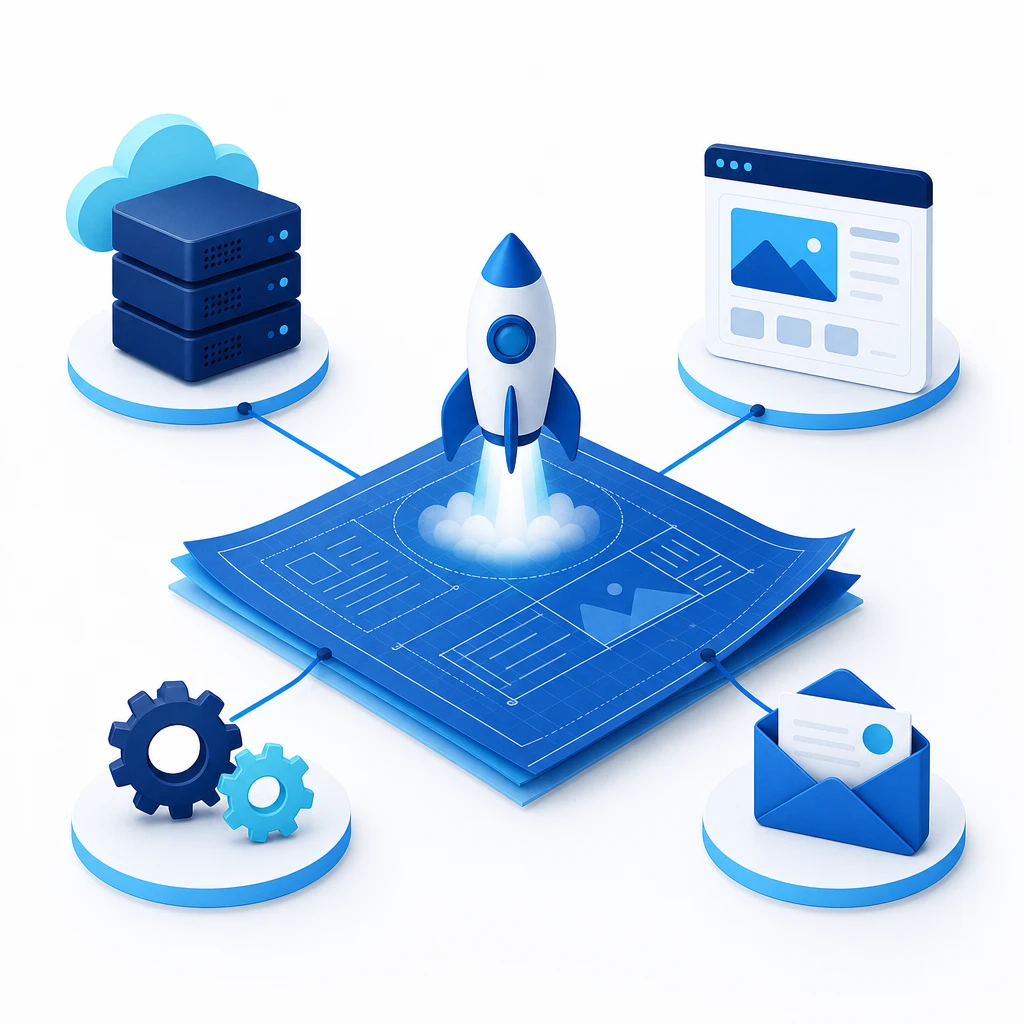 Entrepreneur Website Launch — WNYPress illustration