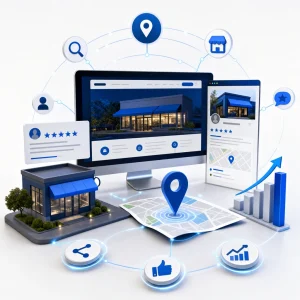 Local Business Online Presence — WNYpress illustration