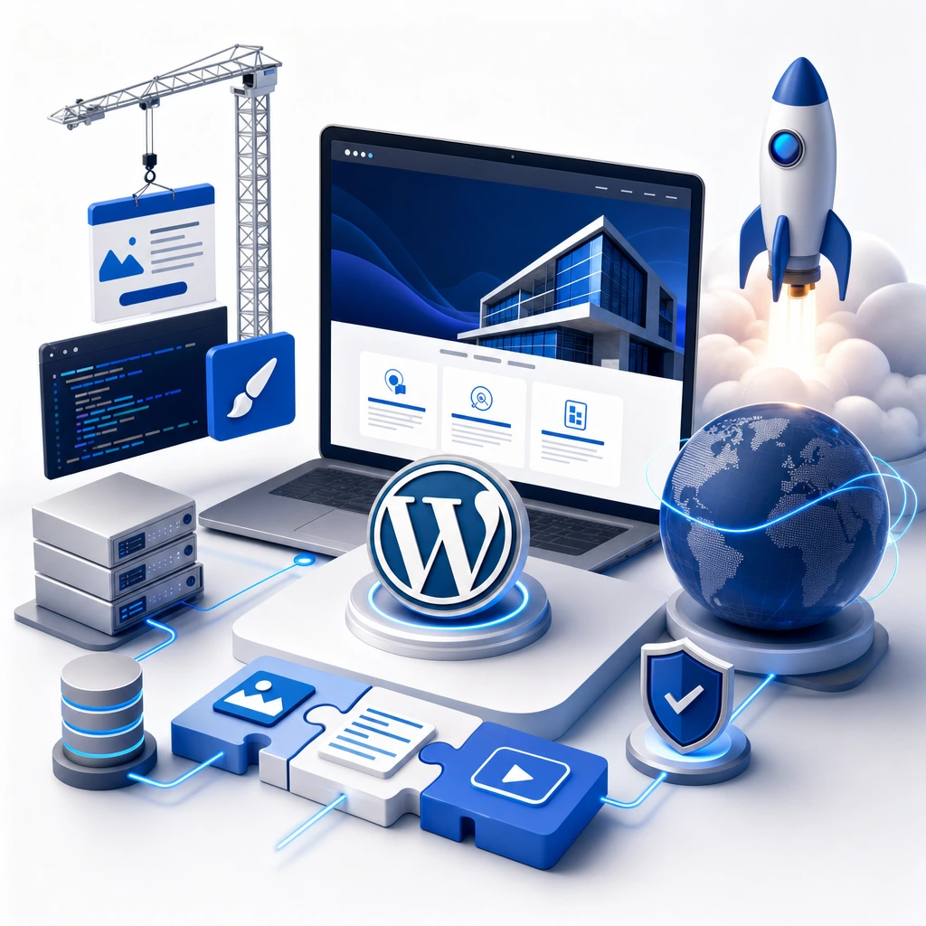 New WordPress Website Launch — WNYpress illustration