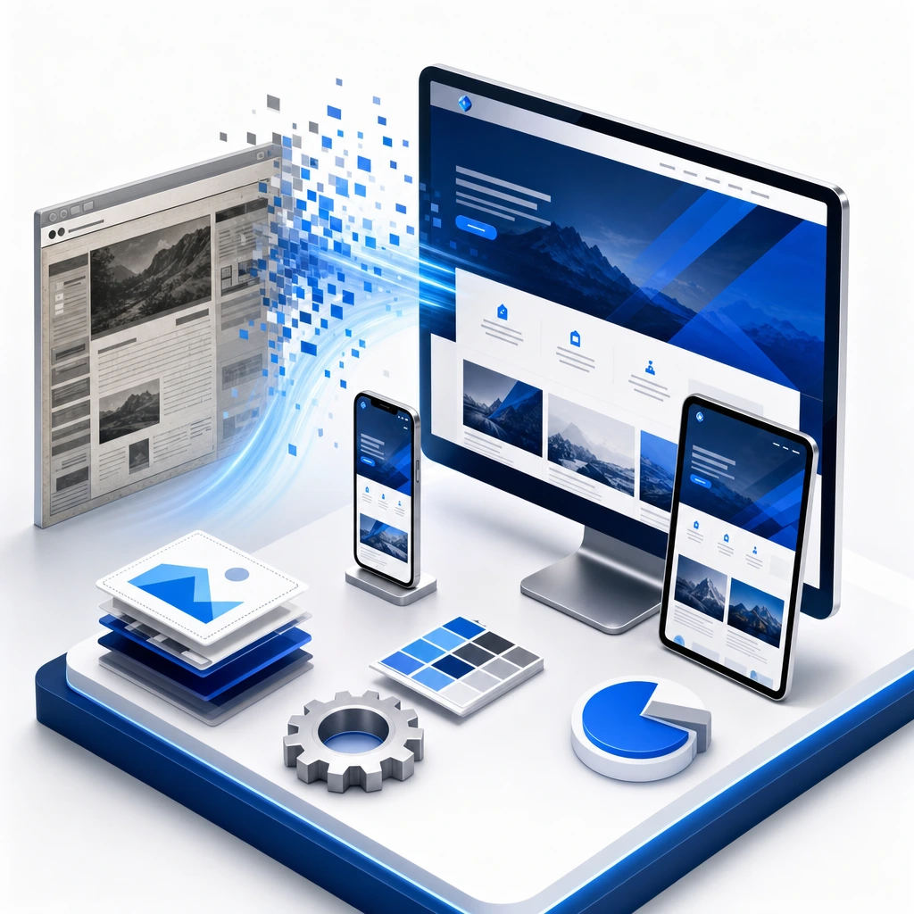 Website Refresh & Modernization — WNYpress illustration