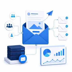Email Marketing Up & Running — WNYPress illustration