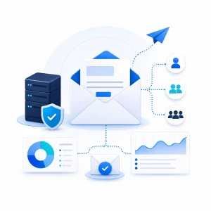 Professional Email Light — WNYPress illustration