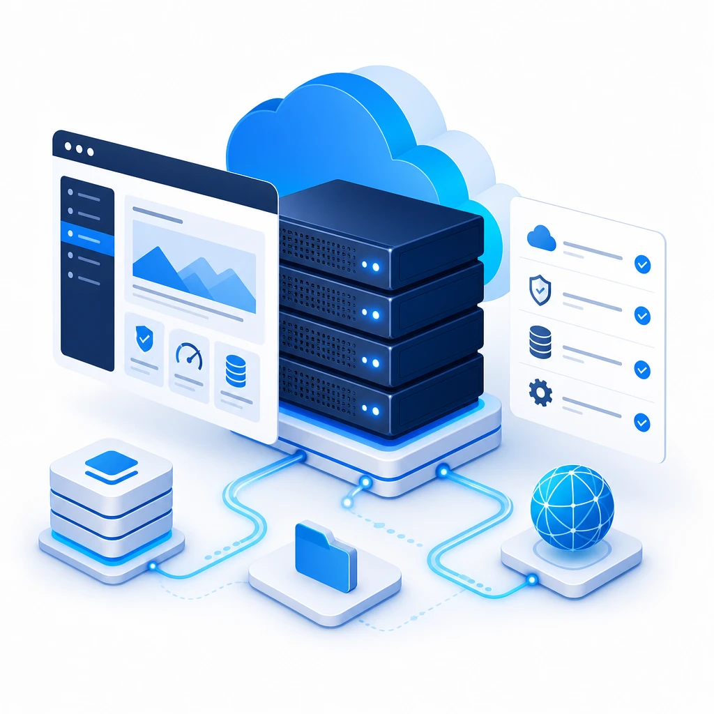 Web Hosting Plus Enhance — WNYPress illustration