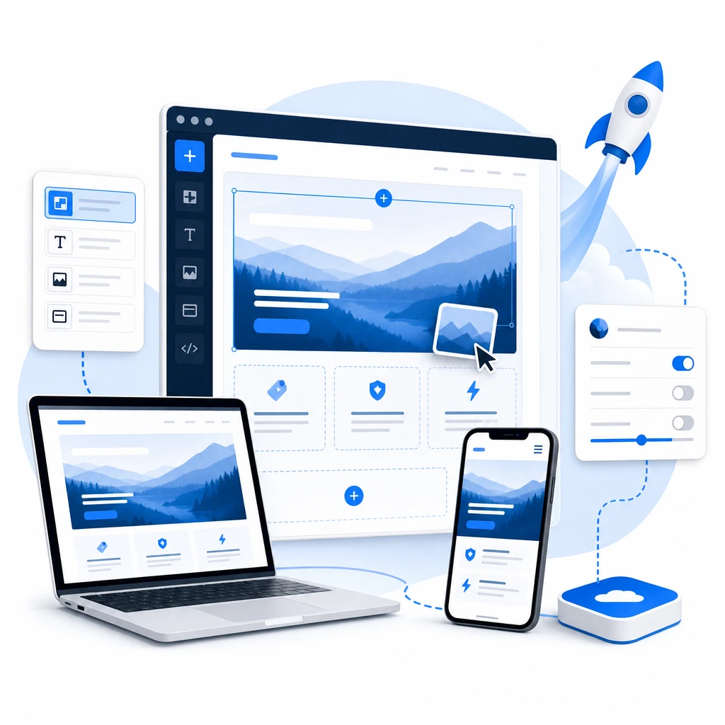 Website Builder Business — WNYPress illustration
