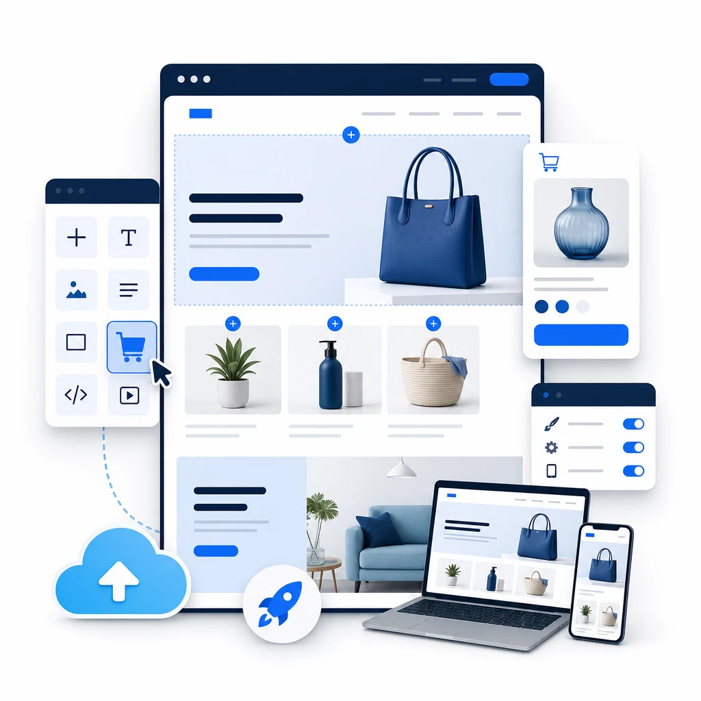 Website Builder Online Store — WNYPress illustration