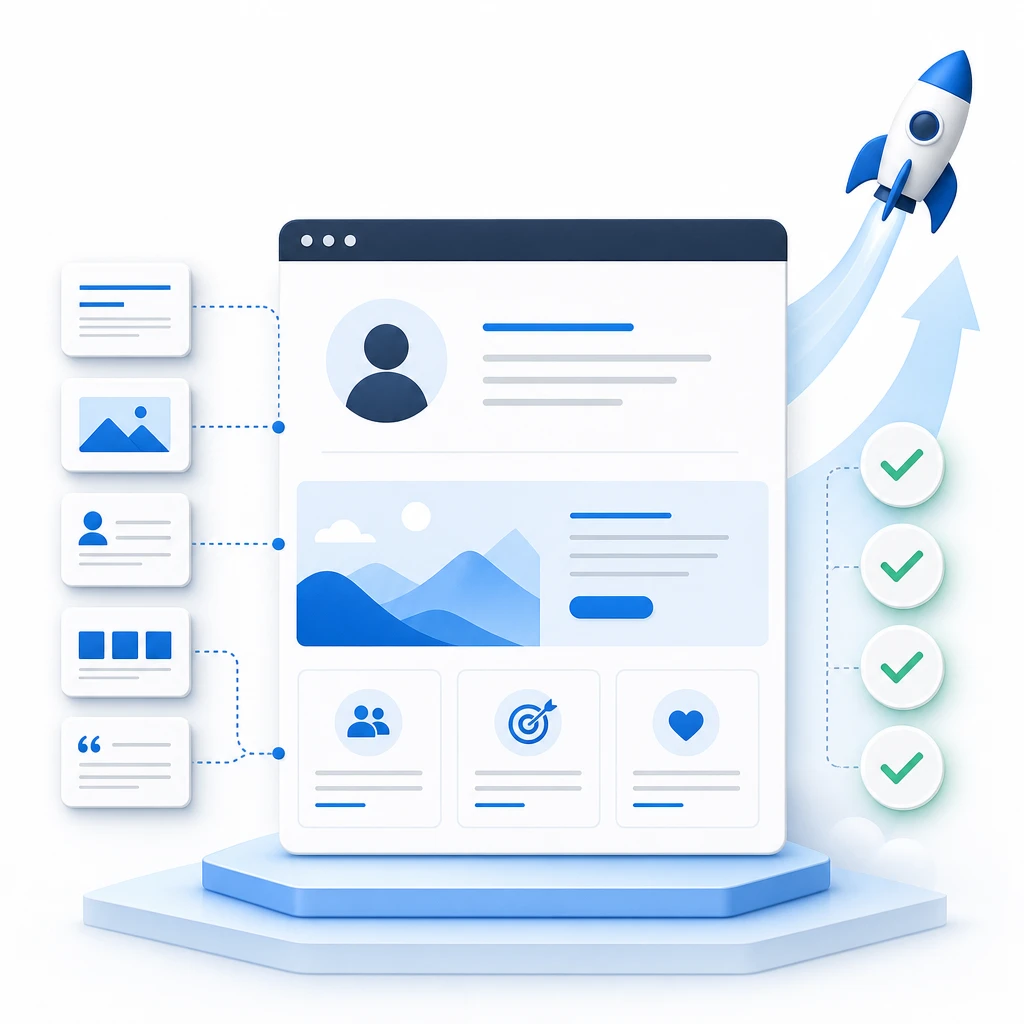 About Page Setup — WNYPress illustration