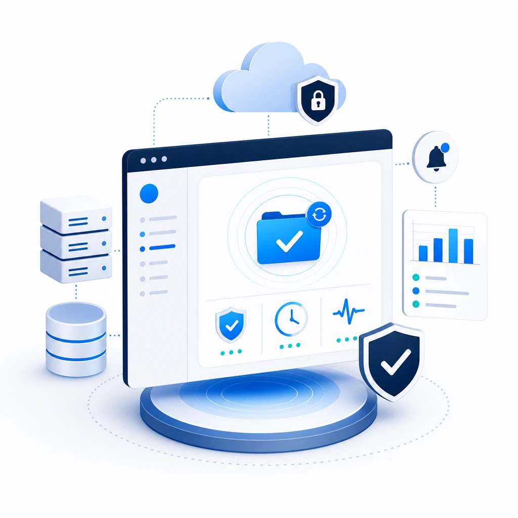 Backup Monitoring Setup — WNYPress illustration