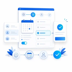 Booking Page Setup — WNYPress illustration