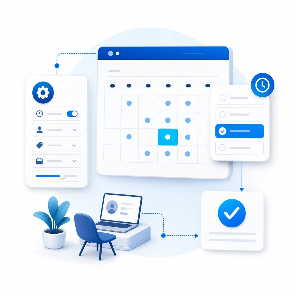 Booking Service Configuration — WNYPress illustration
