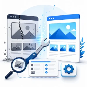 Broken Image Repair — WNYPress illustration