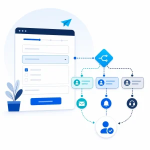 Conditional Logic Form Setup — WNYPress illustration