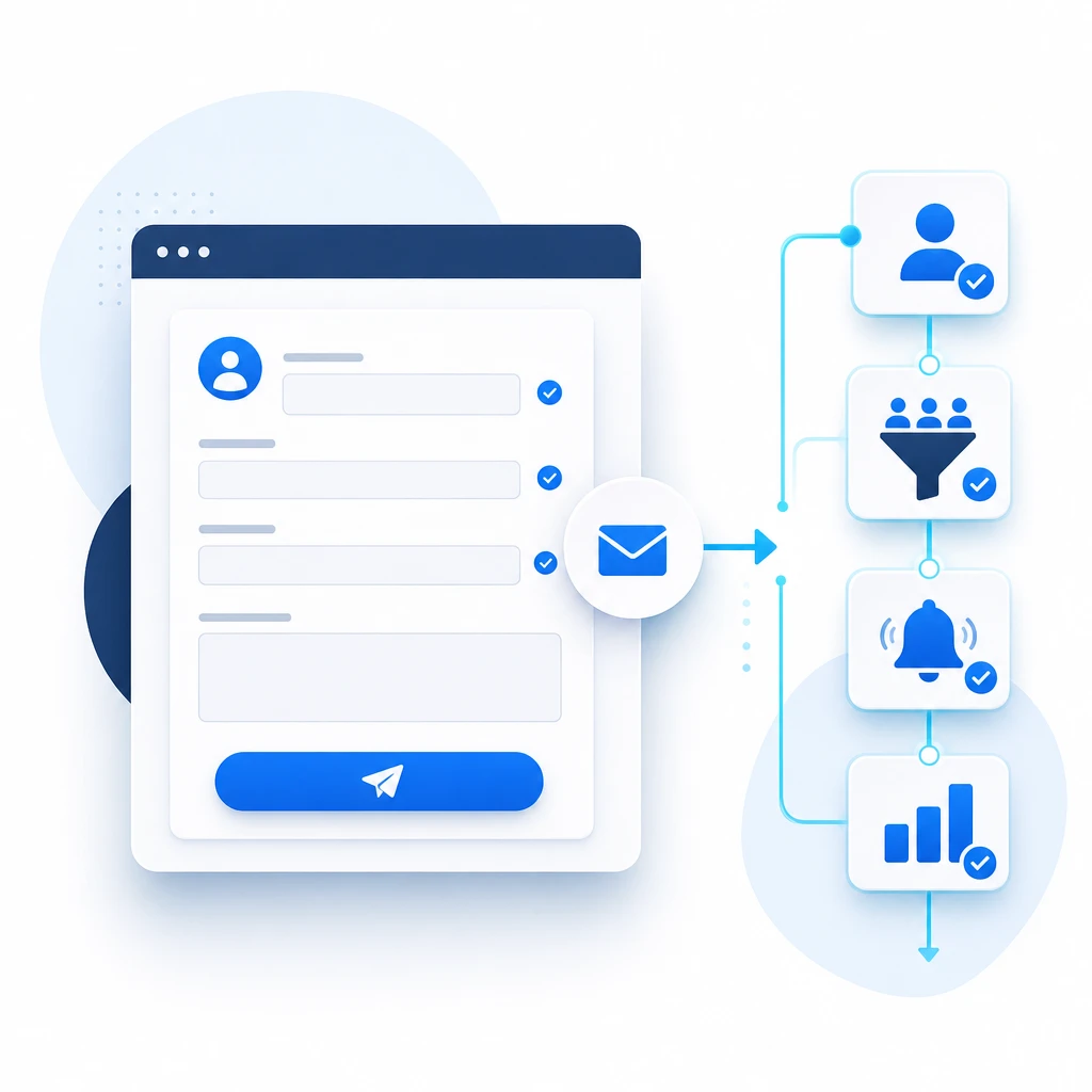 Contact Form Setup — WNYPress illustration