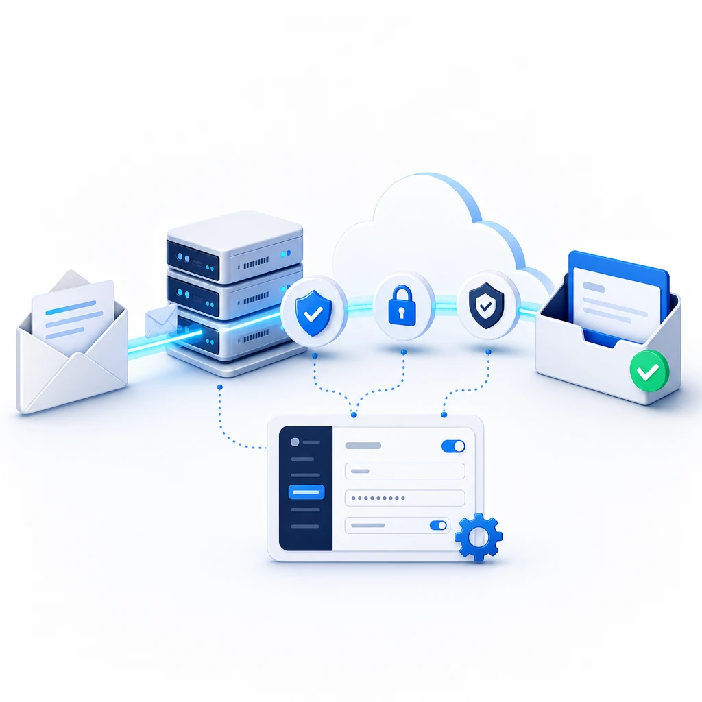 cPanel SMTP Configuration — WNYPress illustration