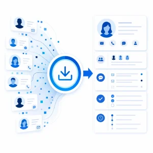 CRM Contact Import — WNYPress illustration