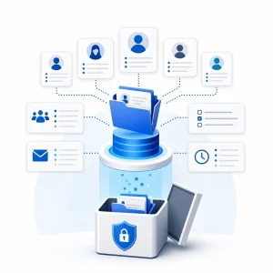 CRM Export and Backup — WNYPress illustration