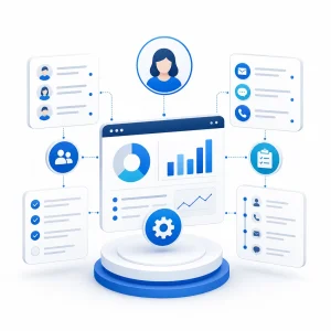 CRM Reporting Setup — WNYPress illustration