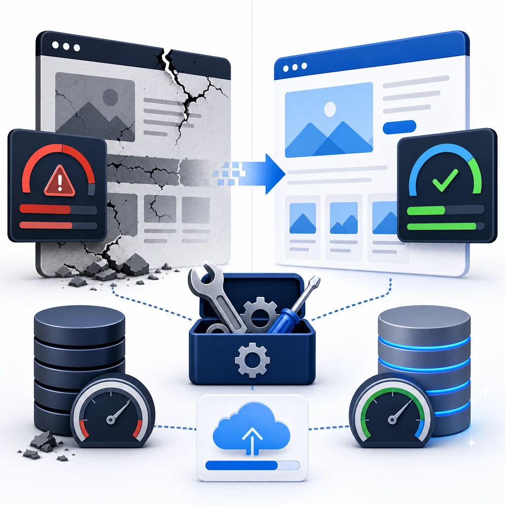 Disk Space and Upload Limit Troubleshooting — WNYPress illustration