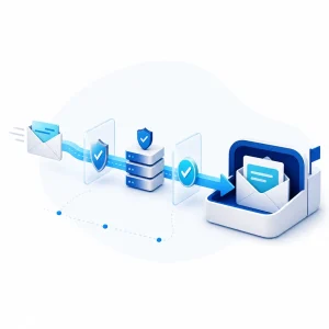Email Forwarding Setup — WNYPress illustration