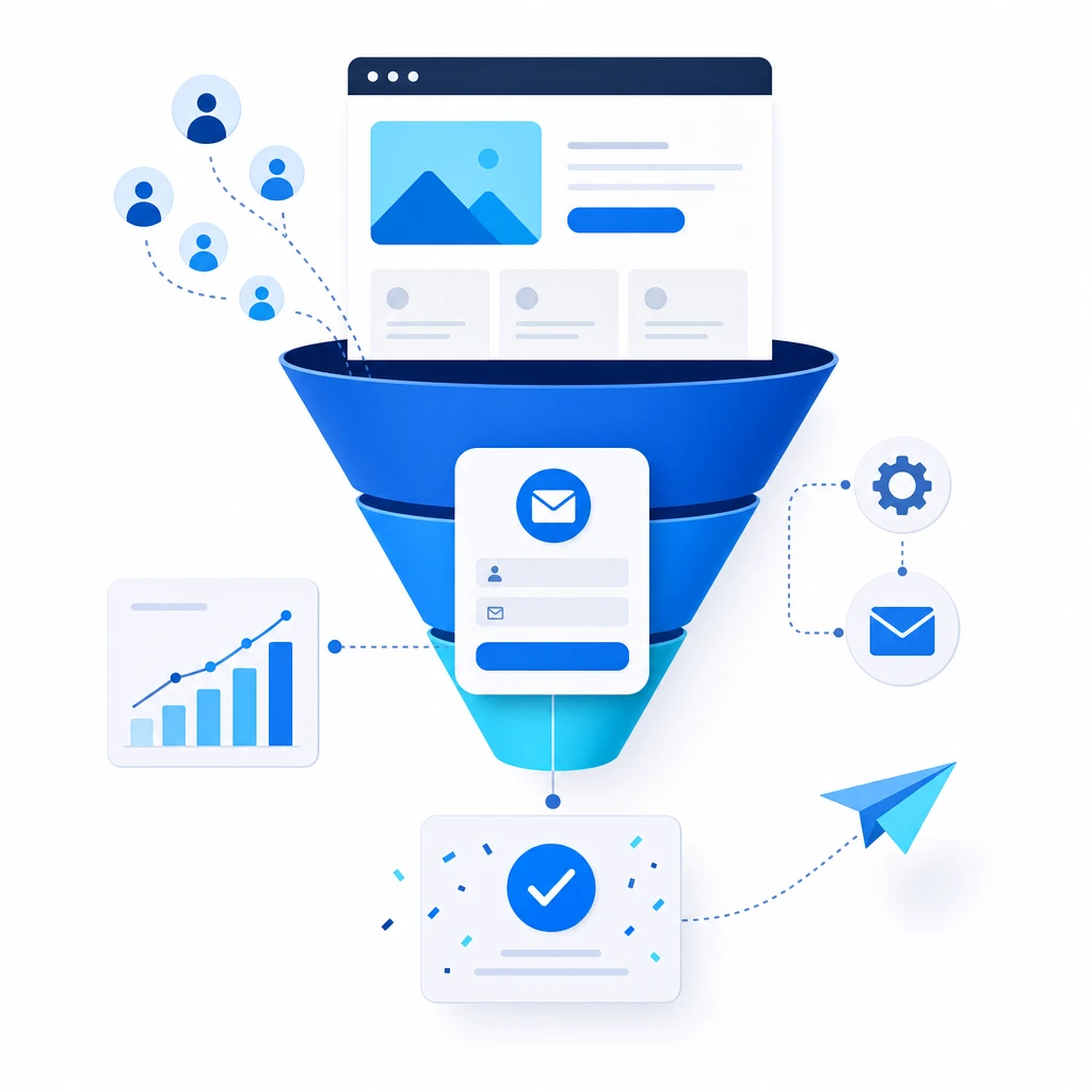 Email Signup Conversion Setup — WNYPress illustration