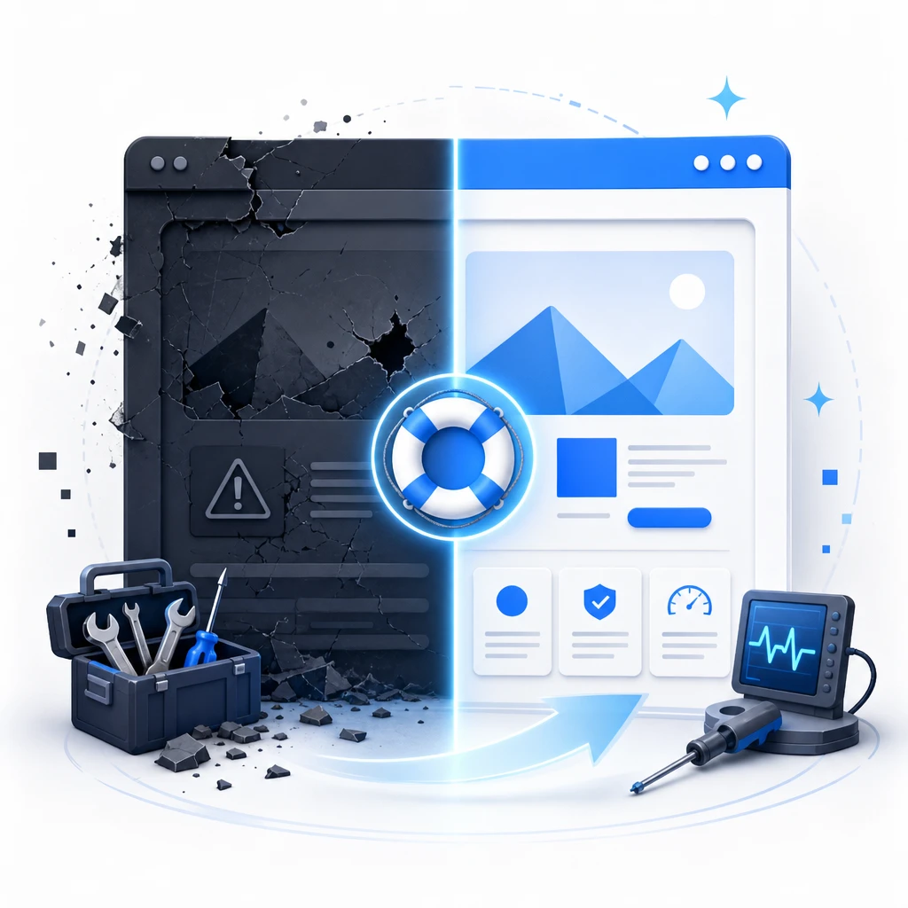 Emergency Website Recovery — WNYPress illustration