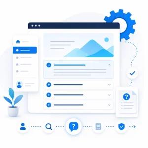 FAQ Section Setup — WNYPress illustration
