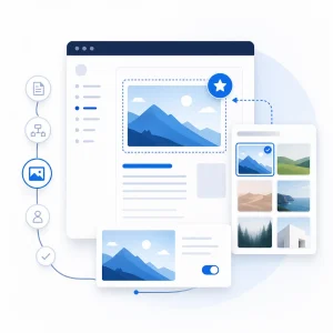 Featured Image Setup — WNYPress illustration