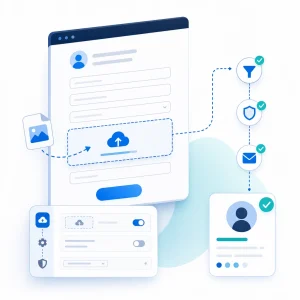 File Upload Form Setup — WNYPress illustration