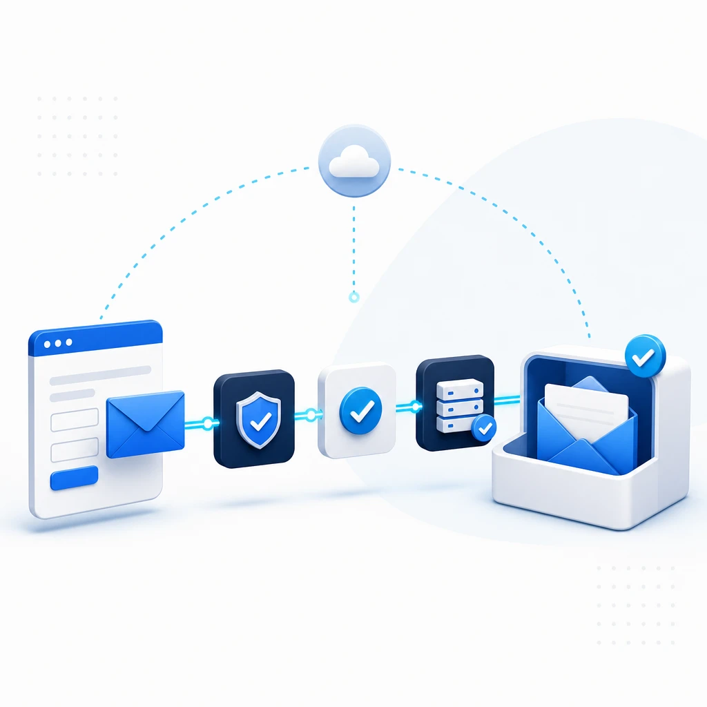 Form Email Routing Setup — WNYPress illustration