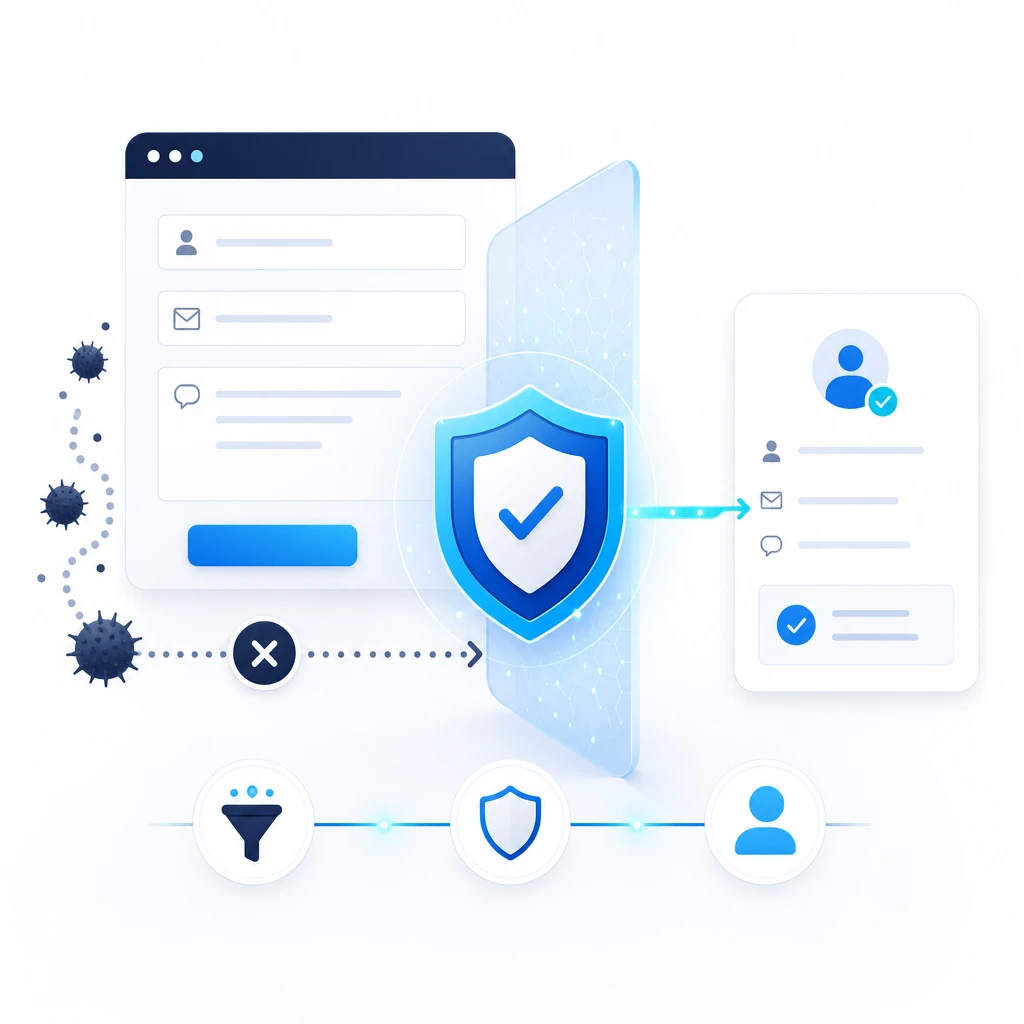 Form Spam Protection Setup — WNYPress illustration