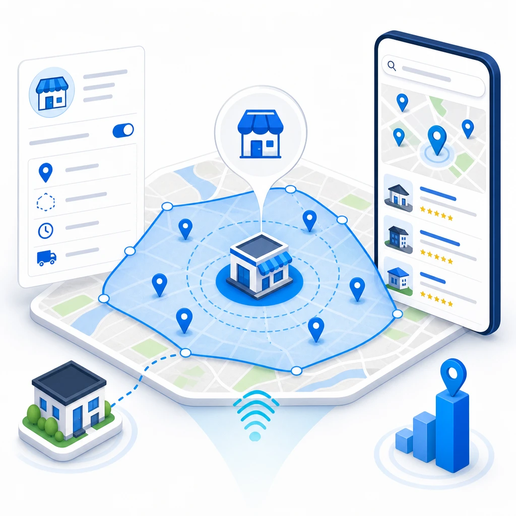 Google Business Profile Service Area Setup — WNYPress illustration
