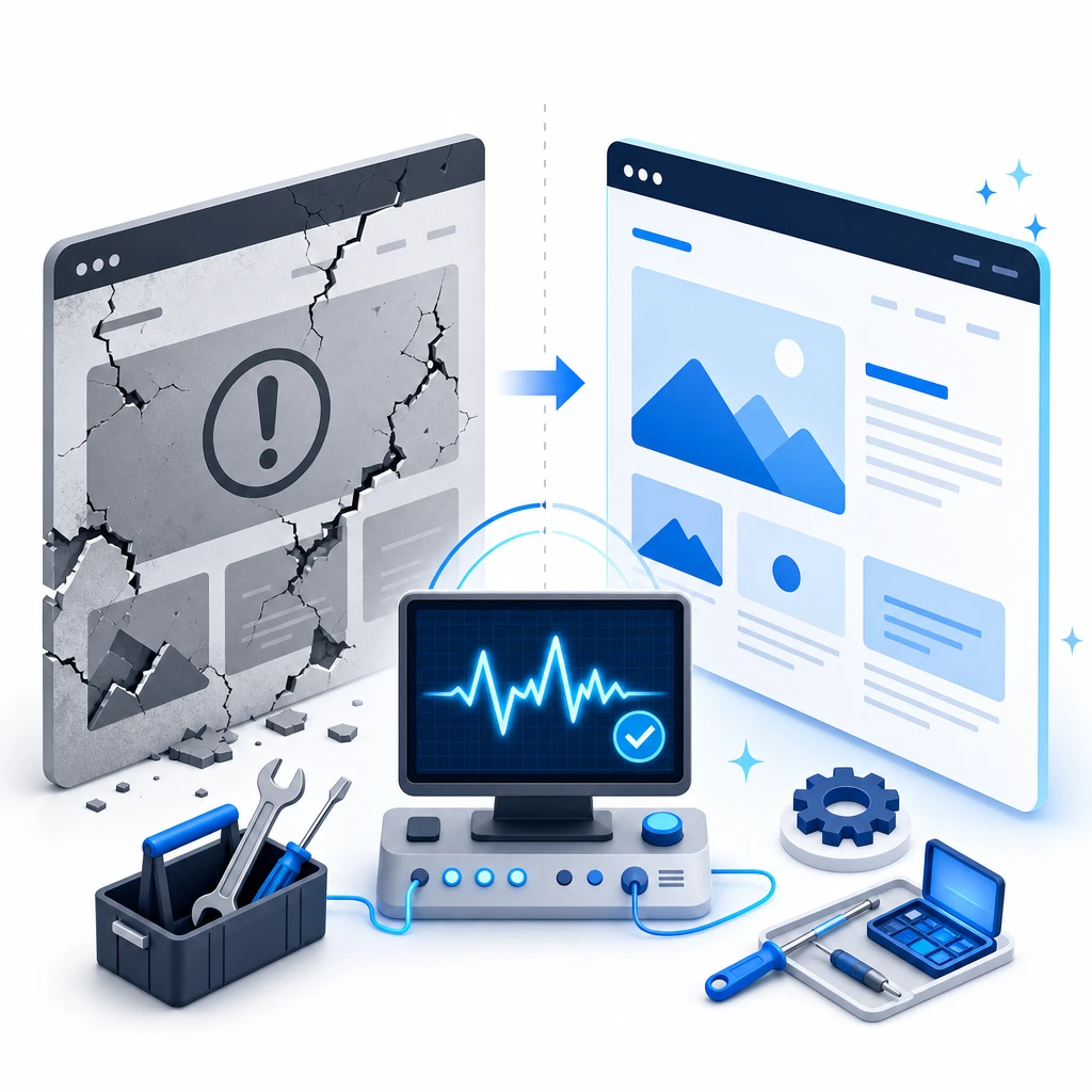 HTTP 500 Error Repair — WNYPress illustration