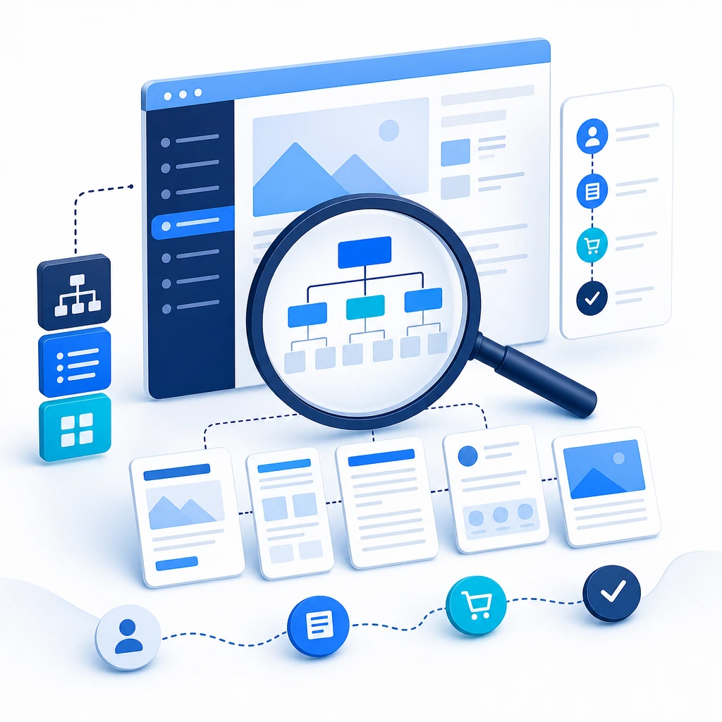 Information Architecture Review — WNYPress illustration