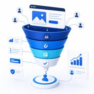 Lead Funnel Setup — WNYPress illustration