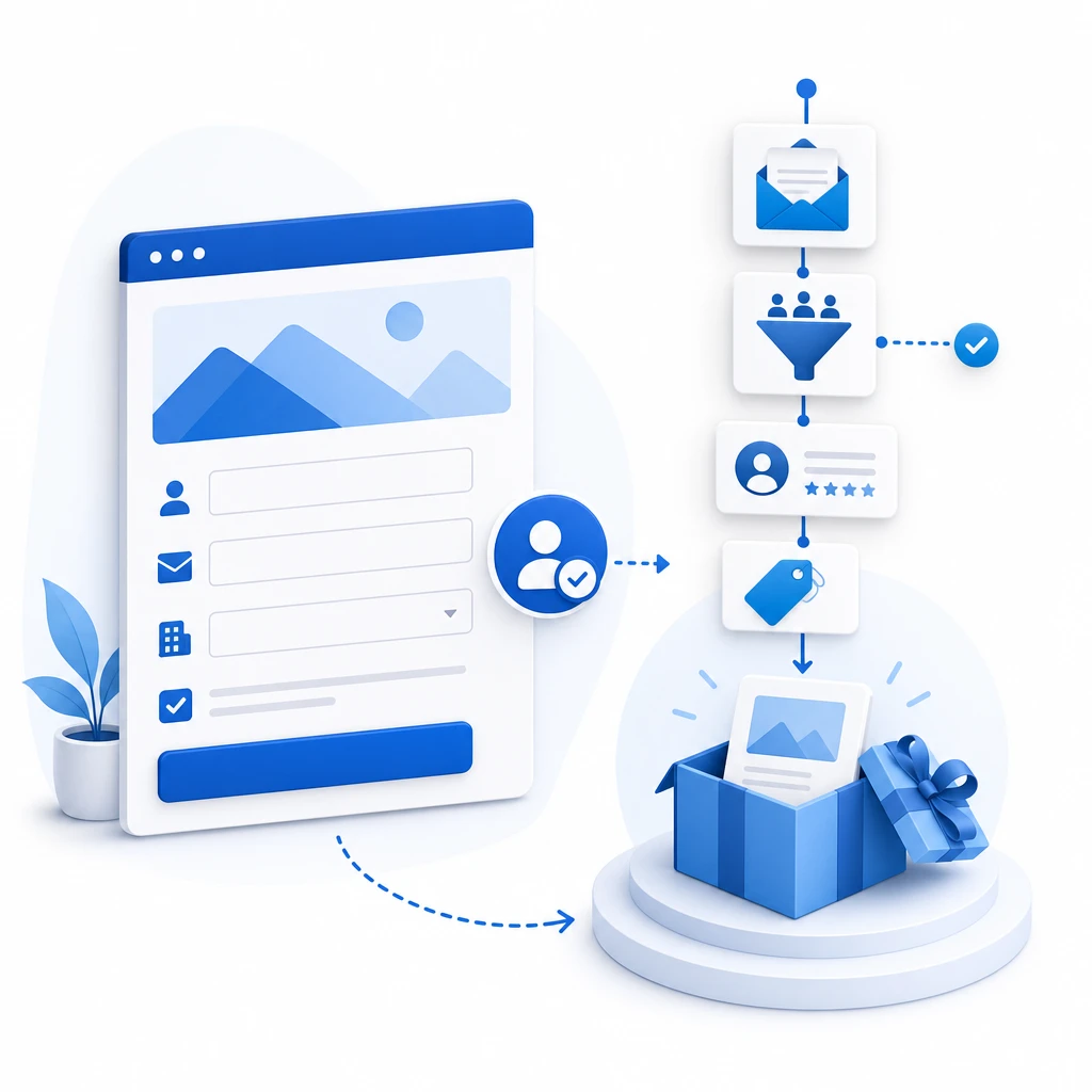Lead Magnet Delivery Setup — WNYPress illustration