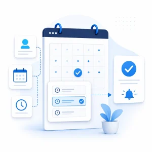 Online Booking System Setup — WNYPress illustration