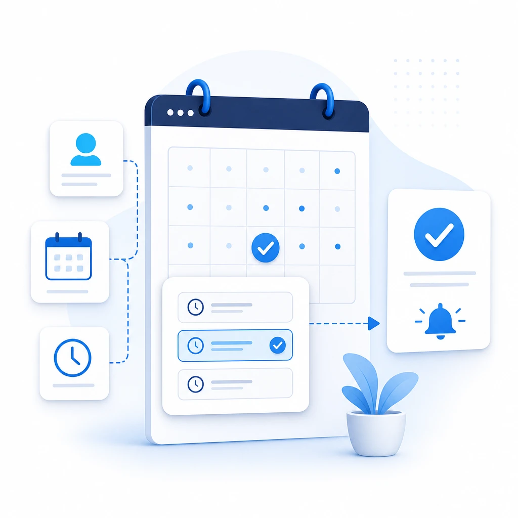 Online Booking System Setup — WNYPress illustration