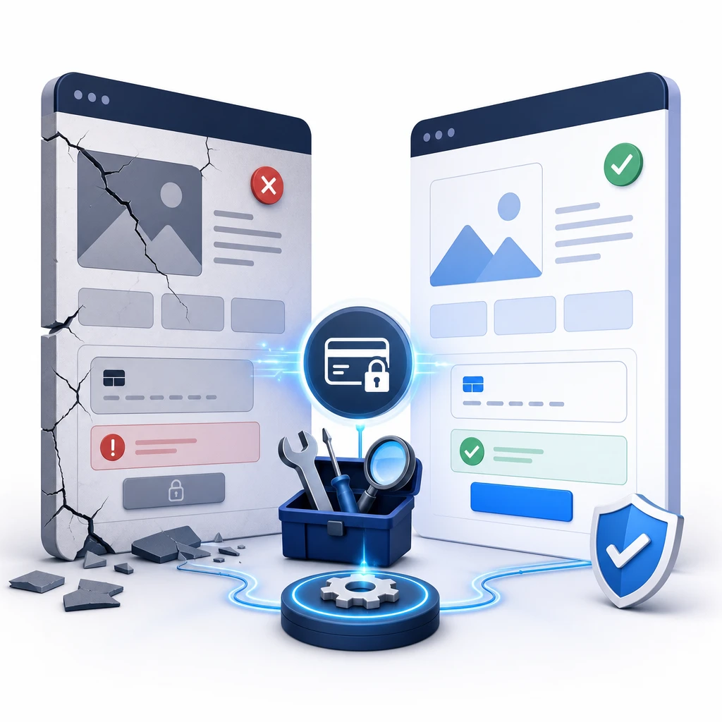 Payment Gateway Troubleshooting — WNYPress illustration