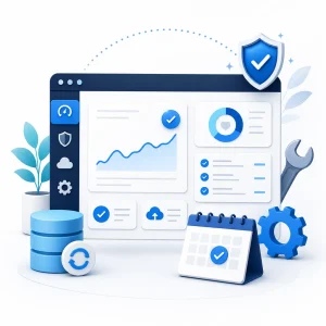 Quarterly Website Maintenance — WNYPress illustration