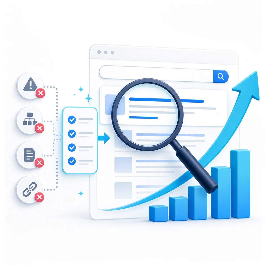 Search Console Issue Cleanup — WNYPress illustration