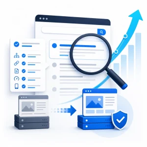 SEO-Safe Website Migration Review — WNYPress illustration