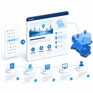 Service Area Content Setup — WNYPress illustration