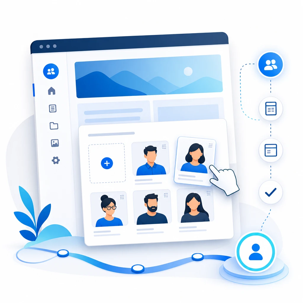Team Profile Setup — WNYPress illustration