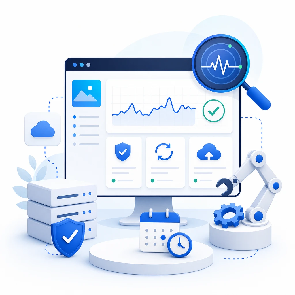 Uptime Monitoring Setup — WNYPress illustration