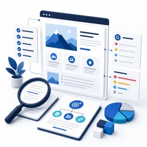 Website Content Strategy Review — WNYPress illustration
