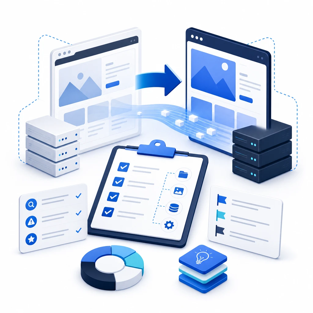 Website Migration Planning — WNYPress illustration