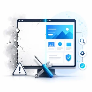 White Screen of Death Repair — WNYPress illustration