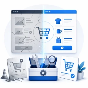 WooCommerce Cart Repair — WNYPress illustration
