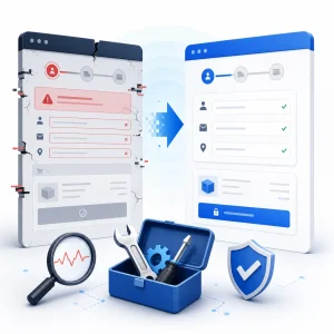WooCommerce Checkout Repair — WNYPress illustration